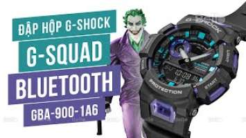 G-Shock G-Squad Bluetooth GBA-900-1A6 - Tông màu phong cách ông hoàng tội phạm Joker