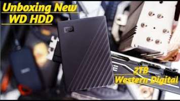 Unboxing WD 2TB My Passport Portable External Hard Drive | USB 3.0 #westerndigital #wd #2tb