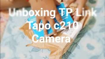 Unboxing tp link Tapo c210 wifi camera || 360 degree camera||#unboxing #video #viral