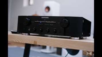 Интегральный усилитель Marantz PM8006 - распаковка и включение