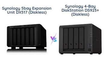 Synology Expansion Unit DX517 vs DiskStation DS923+ Comparison