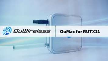 QuWireless QuMax for RUTX11 video tutorial I Outdoor antenna for Teltonika RUTX11