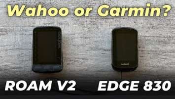 GARMIN EDGE 830 VS WAHOO ROAM V2 (Filipino)