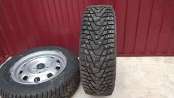 Самые лучшие зимние шипованные  шины Hankook w 429