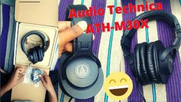 Audio Technica ৰ M30X হেডফোন ডালৰ Unboxing কৰো আহক  ||