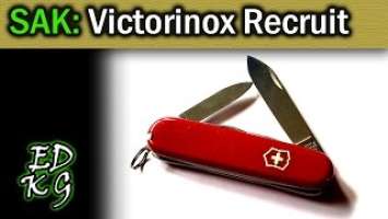 SAK: Victorinox Recruit (2-layer Swiss Army Knife)