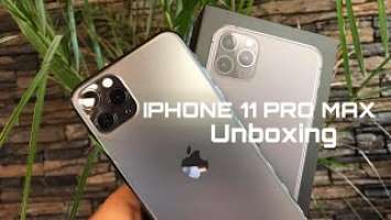 UNBOXING IPhone 11 PRO MAX SPACE GREY 256 gb