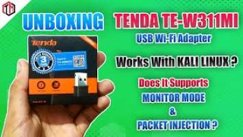 Unboxing TENDA TE-W311MI External USB Wi-Fi Adapter | Works with KALI LINUX ?  || Mr.Tricks Master