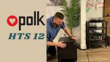 Polk HTS12 Subwoofer.  Comparison, Unboxing and Review.