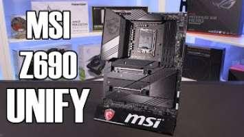 MSI Z690 MEG Unify - no RGB - Motherboard Preview