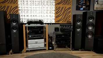 The new POLK Audio Reserve R600 speakers playing with Arcam SA30