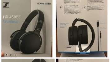 Sennheiser HD 450BT Unboxing,Bluetooth Wireless Headphones, Active Noise Cancelation, Review