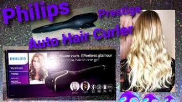 PHILIPS STYLECARE PRESTIGE AUTO HAIR CURLER BHB876/00 | UNBOXING & REVIEW