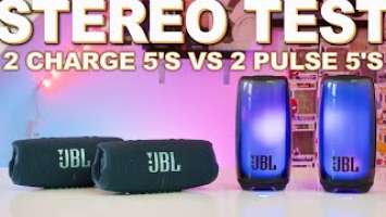 Stereo Test - 2 JBL Pulse 5's Vs 2 JBL Charge 5's