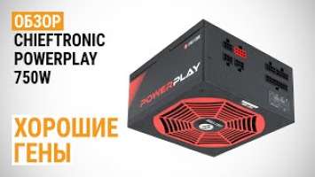 Обзор блока питания CHIEFTRONIC PowerPlay 750W: Хорошие гены