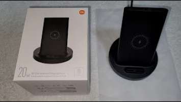 Xiaomi Mi 20W Wireless Charging Stand Unboxing (Philippines)