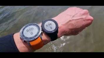 Swimming with the Garmin 255