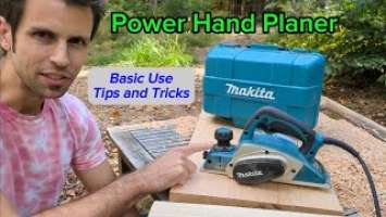 Power Hand Planer Basic Use, Tips, and Tricks - Makita KP0800 3-1/4" (3.25 inch)