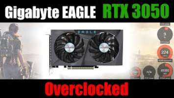 Gigabyte RTX 3050 EAGLE 8G  | Overclocked