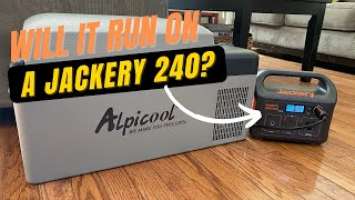 Alpicool 20 Liter Car Refrigerator Review and Testing with Jackery Explorer 240