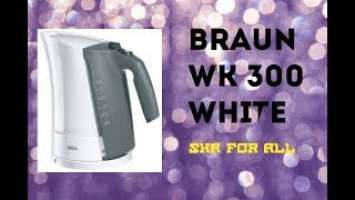 Чайник BRAUN WK 300 White Обзор Распаковка