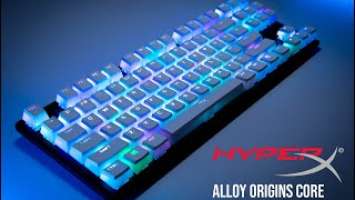 HyperX Alloy Origins Core Mechanical Keyboard | White Pudding Keycaps | Review