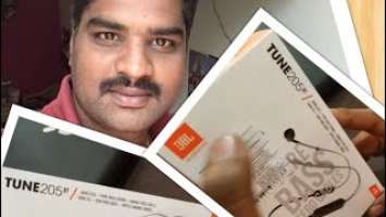 JBL BLUETOOTH HEADSET JBL T205 Bt review and unboxing tamil