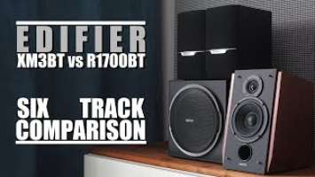 Edifier XM3BT vs Edifier R1700BT  ||  6-Track Comparison