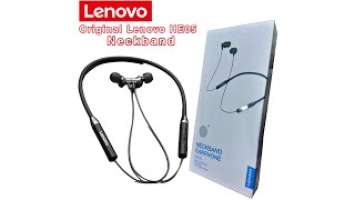 Lenovo HE05 Wireless Bluetooth 5.0 Neckband Earbuds Sports Waterproof Headset Hi-Fi Sound Bass In-Ea