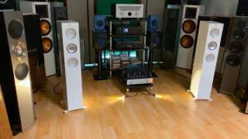 KEF R5 playing Kenny G!