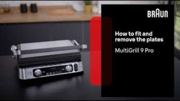 MultiGrill 9 Pro | How to Fit and Remove the Plates