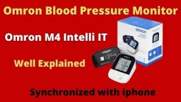 Omron M4 intelli it Blood pressure monitor. || Omron M4 Intelli IT.