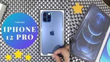 Apple iPhone 12 Pro Pacific Blue *Unboxing*  aesthetic + asmr | gurman shares #shorts #youtubeshorts