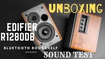 Edifier R1280DB Bluetooth Bookshelf speaker Review 2020 Unboxing & Sound test