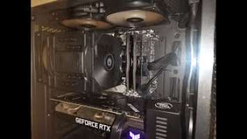 ID-COOLING SE 226 XT BLACK UNBOXING AND QUICK TEST CINEBENCH R23 ON I7 8700K