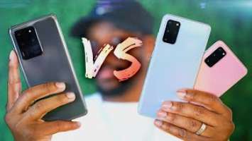 Galaxy S20 vs S20 ULTRA Hands On! - What's the Difference?