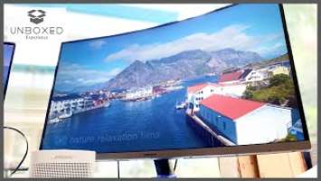 AMAZING Samsung 27 Curved Monitor Screen Unboxing - Unboxed Experience LC27R500