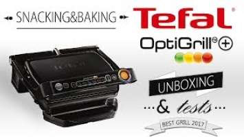 Unboxing Tefal Optigrill+ Snacking&Baking GC714834 and cooking tests