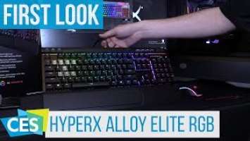 HyperX Alloy Elite RGB Keyboard & Pulsefire Surge Mouse (Englisch) #CES2018