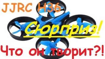 Квадрокоптер JJRC H36 | Сюрприз! | Полный обзор | Полёты в квартире, на море | MikeRC 2016 FHD