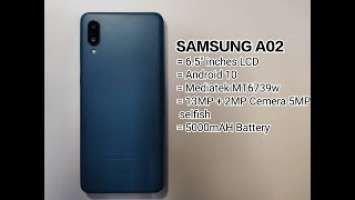 SAMSUNG A02 UNBOXING 32GB + 3GB RAM