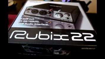 Viewer Comments #3 - Roland Rubix 22 Sample Rates?