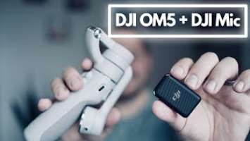 Testing the DJI Mic with DJI OM5 smartphone gimbal and iPhone - does it work?