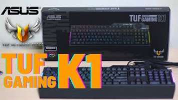 ASUS TUF GAMING K1 RGB KEYBOARD | SILENT KEY SWITCHES | UNBOXING & FEATURES