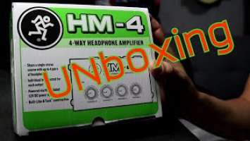 mackie HM-4 Headphones amplifier unboxing​ by ham jijimusicshop