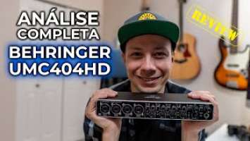 BEHRINGER UMC404HD - Review e Teste completo da Interface de Áudio de 4 canais para Home Studio