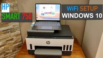 HP Smart Tank 750 Setup Windows Laptop / Computer.