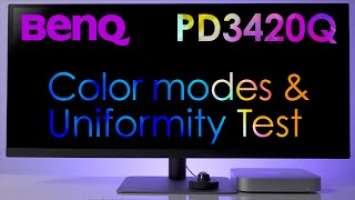 BenQ PD3420Q Best Color Mode to Calibrate & Uniformity Test!