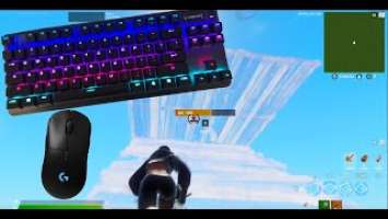 SteelSeries Apex pro TKL ASMRFree Building Chill Fortnite Gameplay