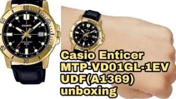 Unboxing Video of Casio Enticer MTP-VD01GL-1EVUDF(A1369) mens' watch